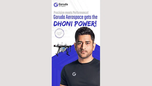 MS Dhoni roped in as brand ambassador & shareholder by drone start-up 'Garuda Aerospace'