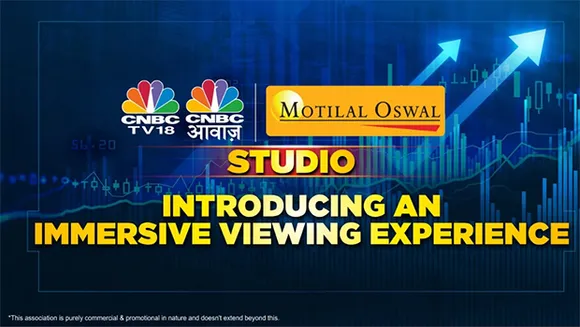 CNBC-TV18 and CNBC-Awaaz collaborate with Motilal Oswal Financial Services to present a new studio and newsroom experience