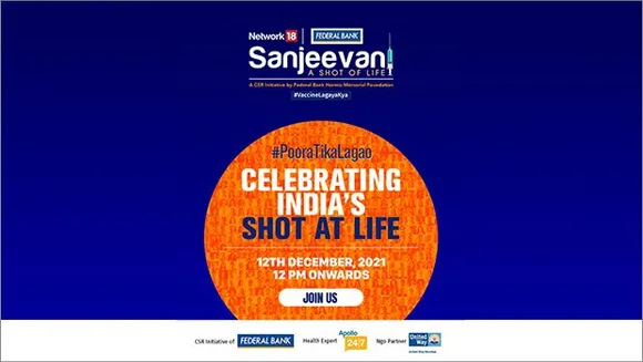 First phase of Network18, Federal Bank's 'Sanjeevani' initiative to culminate with a telethon