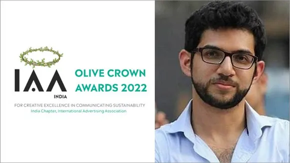 Aaditya Thackeray to be the chief guest at IAA Olive Crown Awards