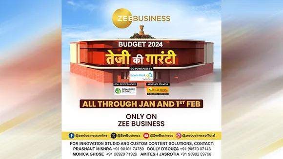 Zee Business unveils programming series 'Tezi Ki Guarantee' to decode the upcoming Union Budget 2024