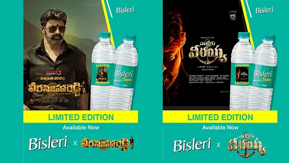 Bisleri launches limited edition bottles of 'Waltair Veerayya' and 'Veera Simha Reddy' to boost regional brand affinity