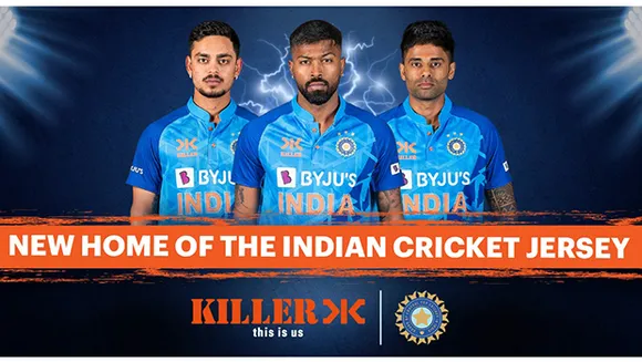 KKCL's 'Killer' brand replaces MPL Sports as official sponsor of Indian cricket team