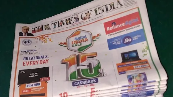 The Times of India makes it a bumper issue across key markets on Independence Day
