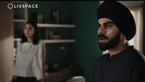 Anushka Sharma and Virat Kohli partner with 'ghosts' for Livspace's new campaign