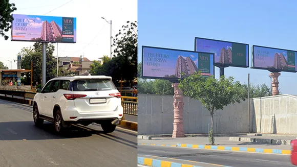 Times OOH's digital billboards enable Nila Spaces' 'Roadblock' campaign in Ahmedabad