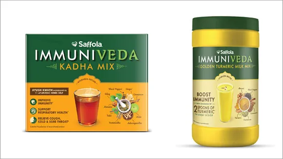 Marico Limited launches 'Saffola ImmuniVeda', its first range of Ayurvedic products 
