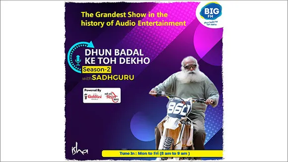 Big FM brings second season of 'Dhun Badal Ke Toh Dekho' with Sadhguru