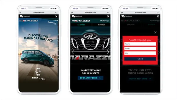 mCanvas creates interactive mobile ad for Mahindra's Marazzo launch