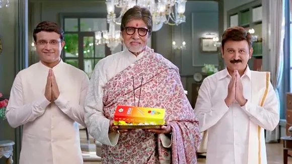 Amitabh Bachchan, Sourav Ganguly, Ramesh Arvind show purity of prayer in Cycle Pure Agarbathies ad 