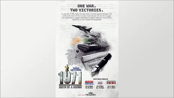 Times Network's content studio Times Chronicles launches documentary series '1971 Birth of a Nation' 