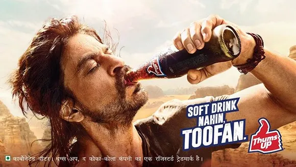 Thums Up ropes in Shah Rukh Khan for a 'toofani' campaign 