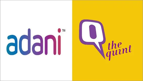 Adani Media Ventures picks minority stake in Quintillion Business Media 