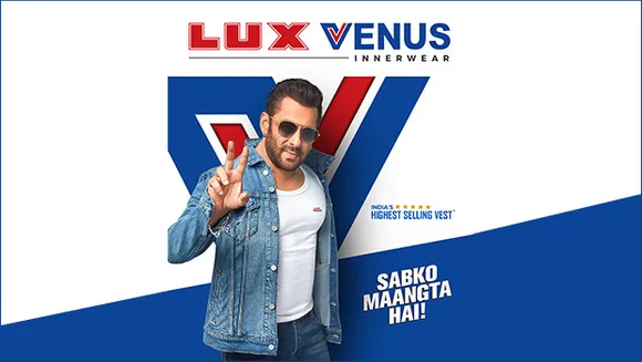 Lux Industries rolls out 'Sabko Maangta Hai' campaign featuring Salman Khan for its 'Venus' brand