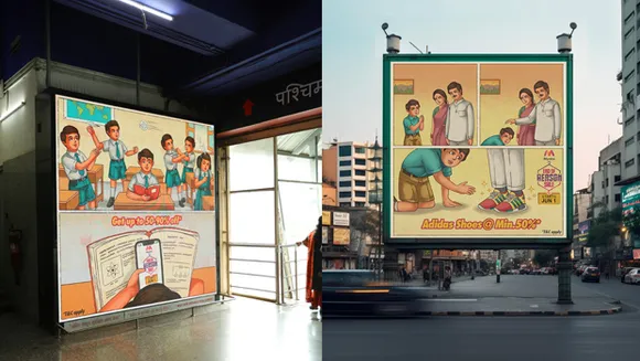 Talented merges 'Adarsh Balak and Fashion' for Myntra's EORS billboard campaign