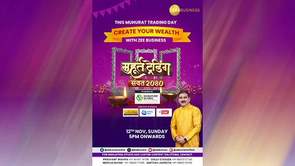 Zee Business presents 'Muhurat Trading' show for Diwali 2023