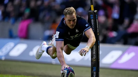 Scotland's Duhan van der Merwe Dazzles with Historic Hat-Trick in Six Nations Triumph Over England