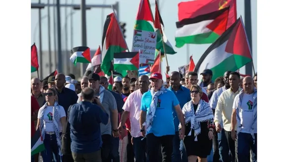 Cuba Stands with Palestine: Nationwide Demonstrations Demand End to 70-Year Occupation
