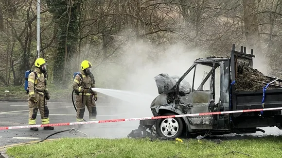 Hove Collision: Van and Truck Blaze Causes Rush-Hour Chaos on A27