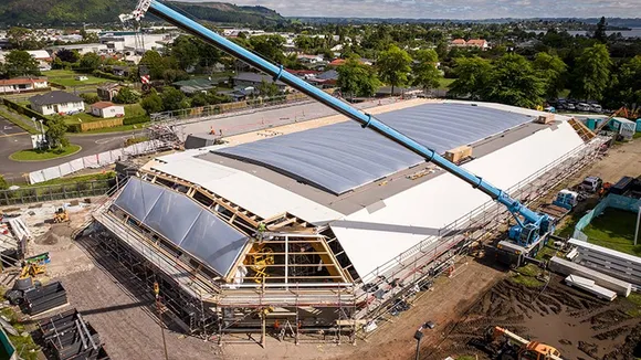 Rotorua Aquatic Centre Set for Early May Reopening: ETFE Roof Installation Marks Milestone