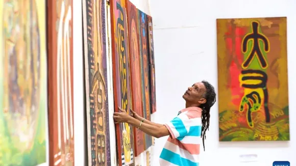 Ethiopian Artist Dawit Muluneh Bridges Cultures with I Ching-Inspired Artwork in Addis Ababa