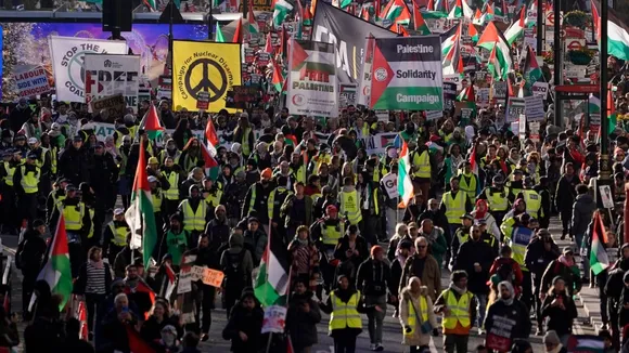 London 'Stop the Genocide' Protest Leads to Four Arrests, Including Terrorism-Related Charge