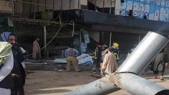 Three killed, 12 injured in an explosion outside a bank in Kandahar