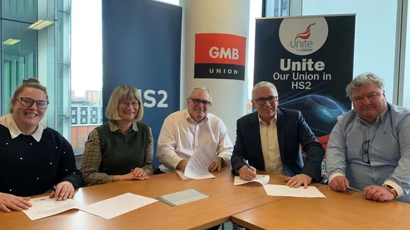 GMB Secures Union Agreement at HS2's Curzon Street Station, Birmingham with MaceDragados