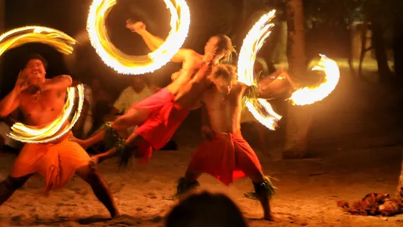 Namibia's Trailblazing Fire Performers Ignite India with Historic Show