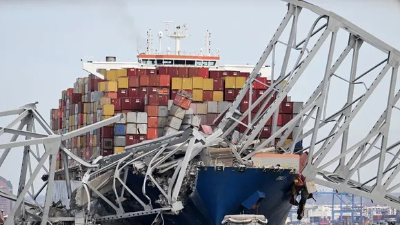 Maryland Man Narrowly Escapes as Cargo Ship Collapses Francis Scott Key Bridge