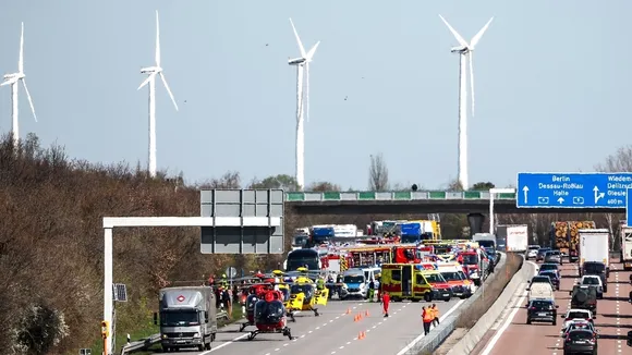 Bus Crash on A44 Highway in Germany Injures Over 20: Students Among Victims