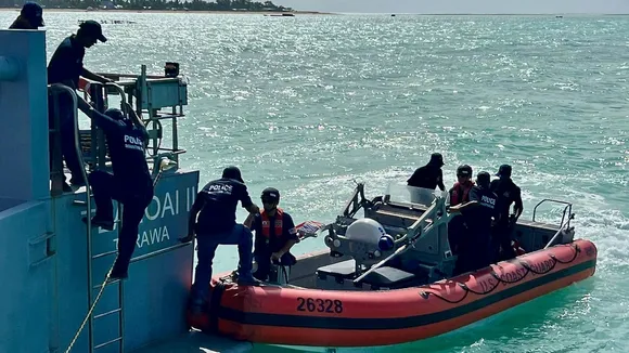 US Coast Guard and Kiribati Police Reinforce Maritime Law: A Joint Operation Against Illegal Fishing