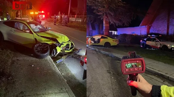 Street Racers total their cars in North Vancouver, British Columbia