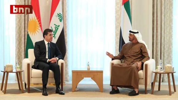 Kurdish President arrives in UAE to boost bilateral relations