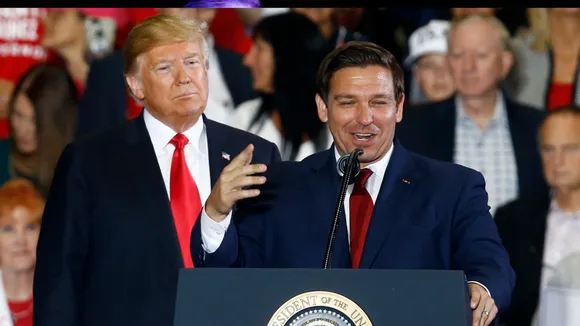 Florida Gov. Ron DeSantis Criticizes Donald Trump's Shift to the Left in 2024 Nomination Race