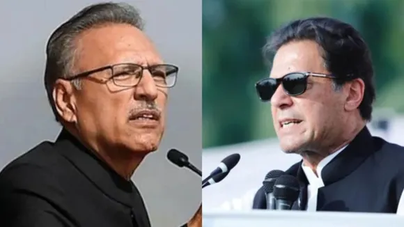 Former Pakistan PM Imran Khan Denies Losing Contact with President Arif Alvi, Emphasizes Unity within PTI