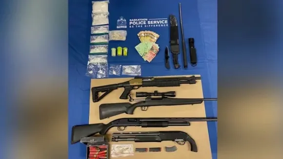 Canada: Saskatoon and Martensville Police Seize Drugs and Firearms in Raid, Make Multiple Arrests