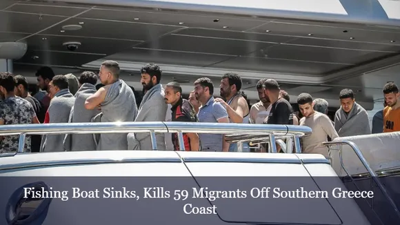 Fishing Boat Sinks, Kills 59 Migrants Off Southern Greece Coast