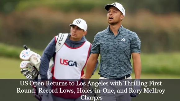 US Open Returns to Los Angeles with Thrilling First Round: Record Lows, Holes-in-One, and Rory McIlroy Charges