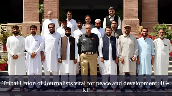 Tribal Union of Journalists vital for peace and development: IG-KP