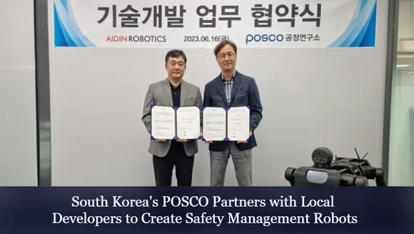 South Korea's POSCO Partners with Local Developers to Create Safety Management Robots