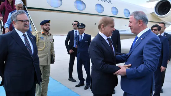 Shehbaz Sharif, the Prime Minister, arrives in Turkey to participate in President Erdogan's inauguration event