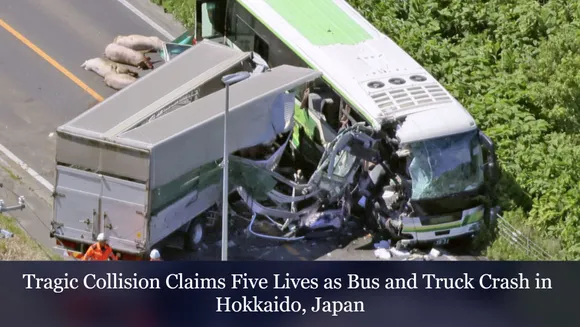 Tragic Collision Claims Five Lives as Bus and Truck Crash in Hokkaido, Japan