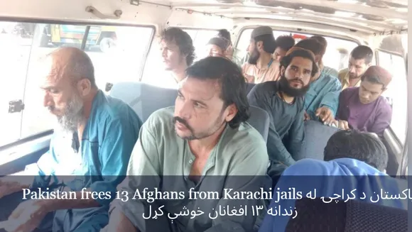 Pakistan frees 13 Afghans from Karachi jails