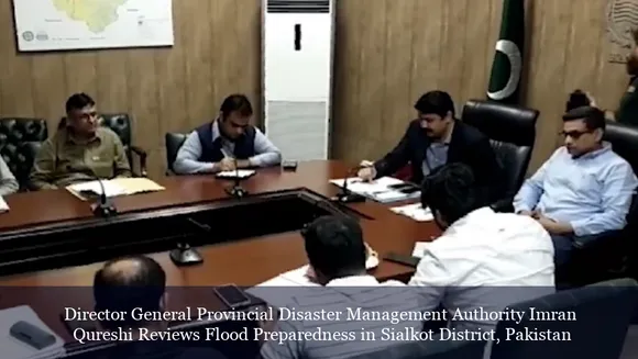 Director General Provincial Disaster Management Authority Imran Qureshi Reviews Flood Preparedness in Sialkot District, Pakistan