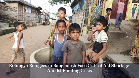 Rohingya Refugees in Bangladesh Face Critical Aid Shortage Amidst Funding Crisis