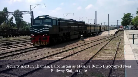 Security Alert in Chaman, Balochistan as Massive Bomb Discovered Near Railway Station Gate