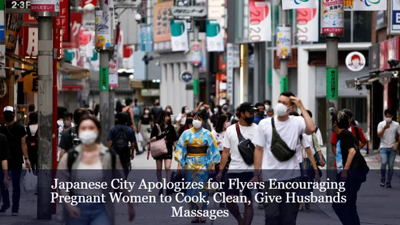 Japanese City Apologizes for Flyers Encouraging Pregnant Women to Cook, Clean, Give Husbands Massages