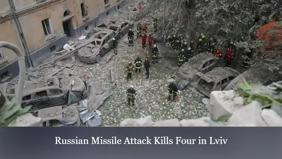 Russian Missile Attack Kills Four in Lviv