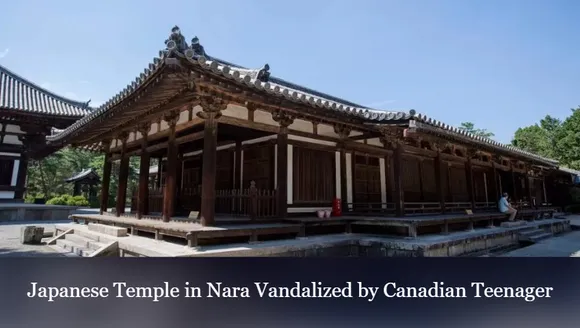 Japanese Temple in Nara Vandalized by Canadian Teenager
